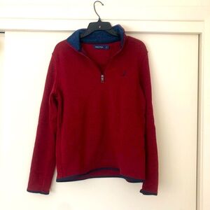 NAUTICA // Red Fleece Pullover